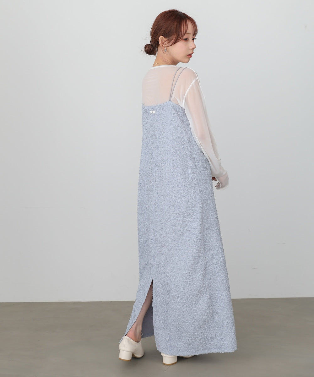 【選べるサイズ展開】ホイップカップ付キャミワンピース