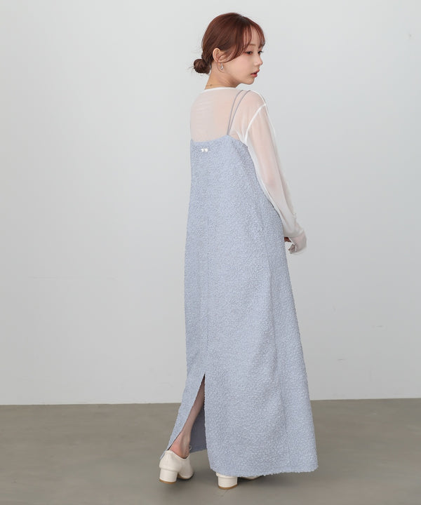 【選べるサイズ展開】ホイップカップ付キャミワンピース