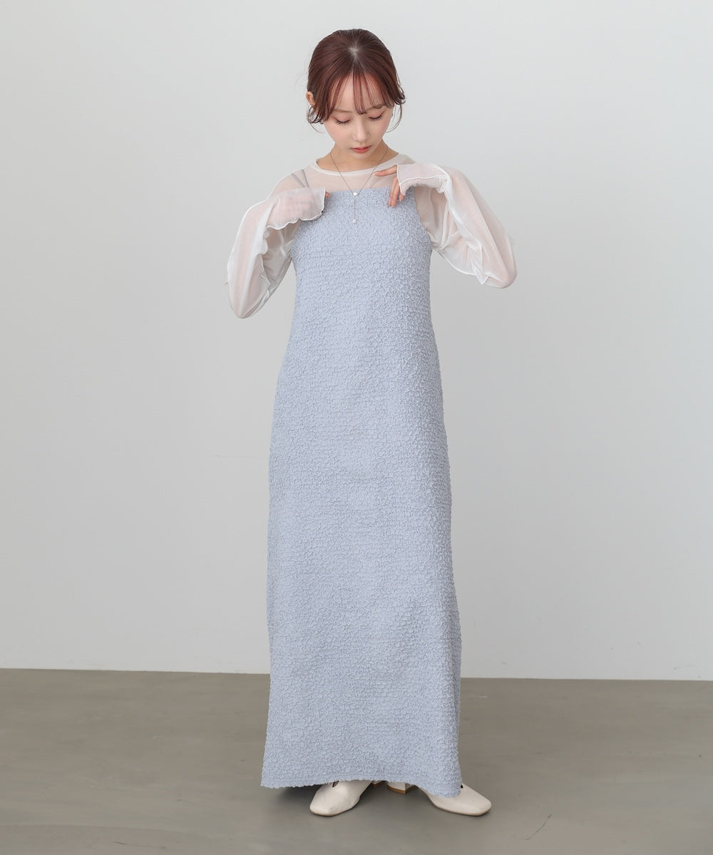 【選べるサイズ展開】ホイップカップ付キャミワンピース