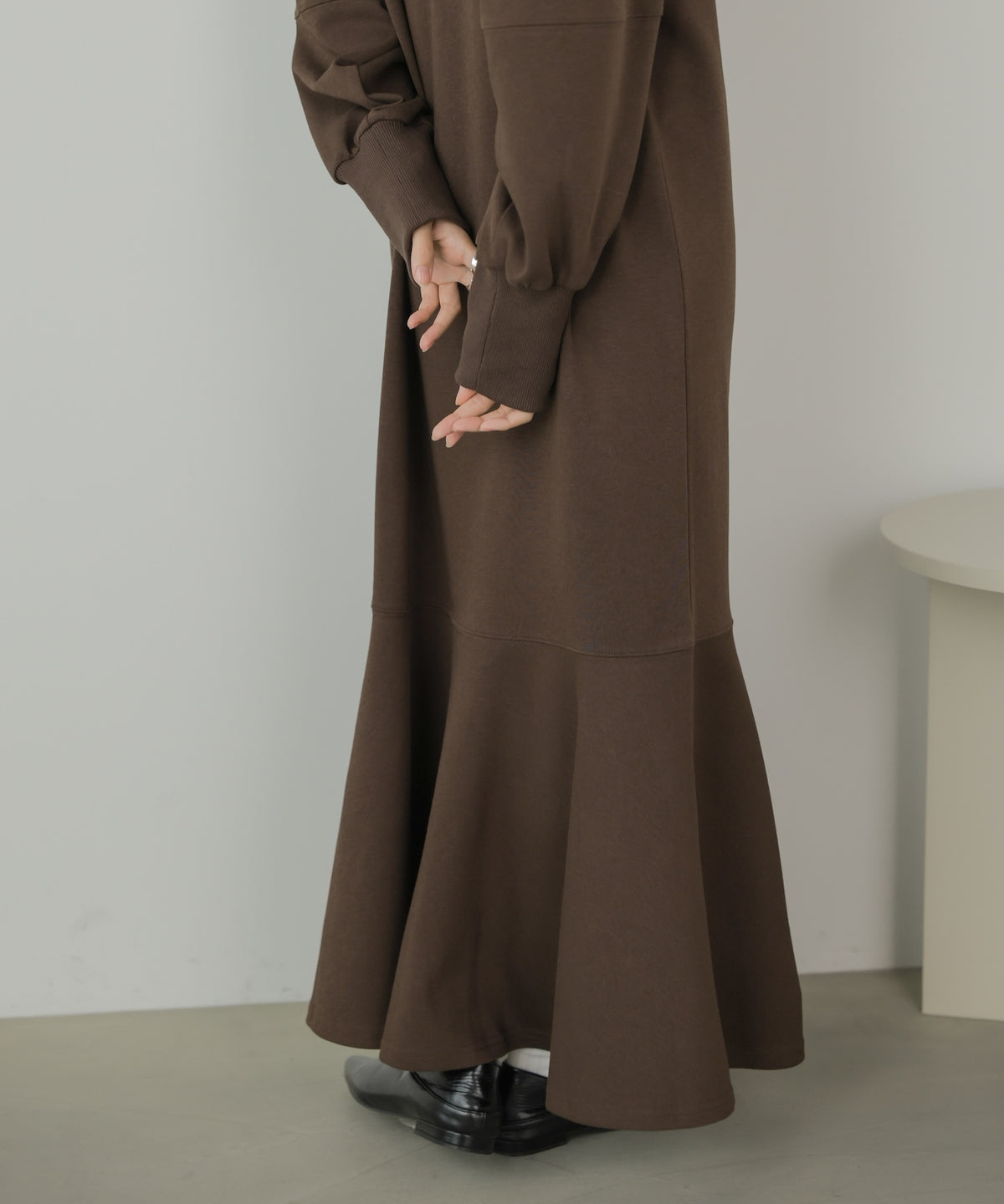 上品見え美シルエットマーメイドカットワンピース