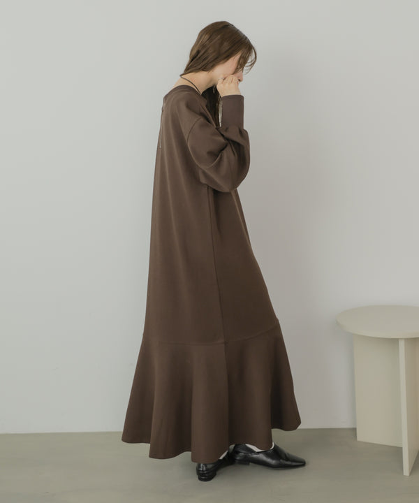 上品見え美シルエットマーメイドカットワンピース