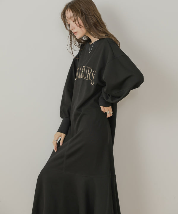 上品見え美シルエットマーメイドカットワンピース