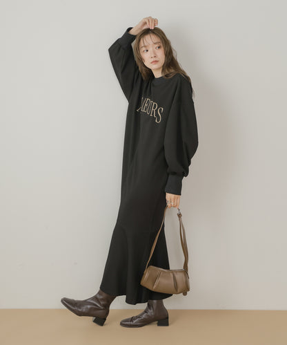 上品見え美シルエットマーメイドカットワンピース