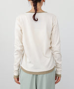 配色レイヤードドレープカーディガン