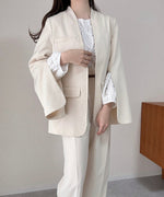 SLEEVE SLIT JACKET