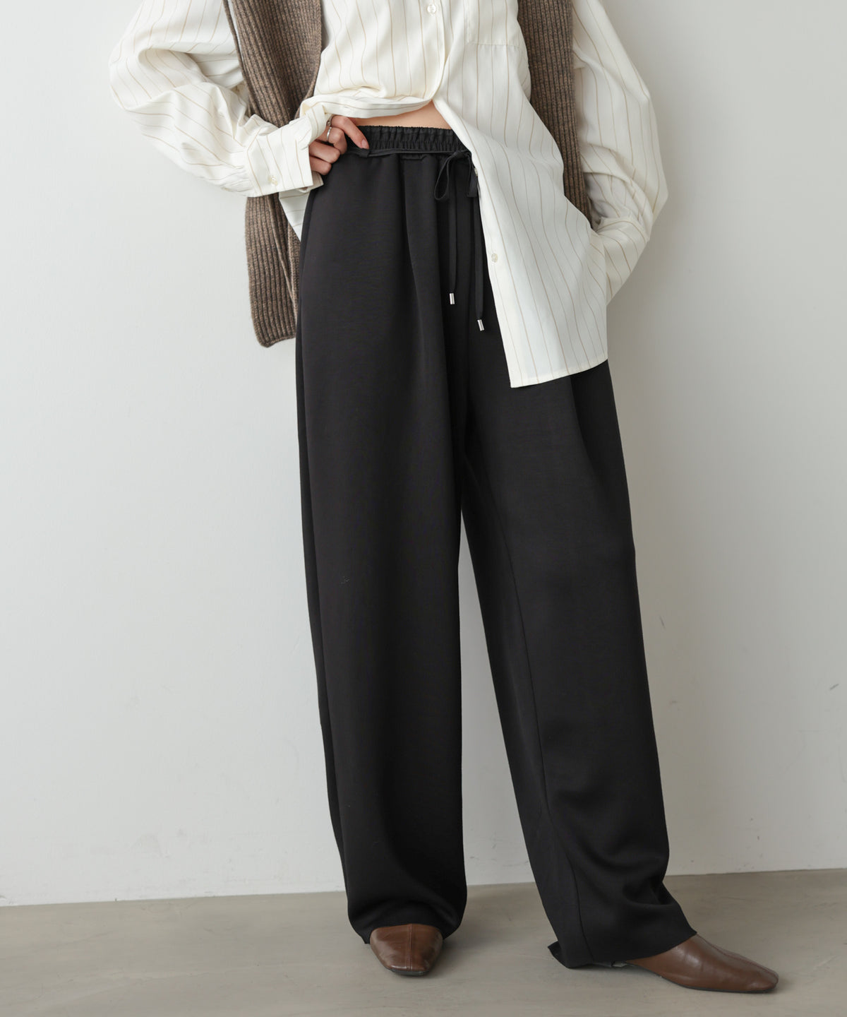 【セルフカット可能◎】パウンドストレッチパンツ