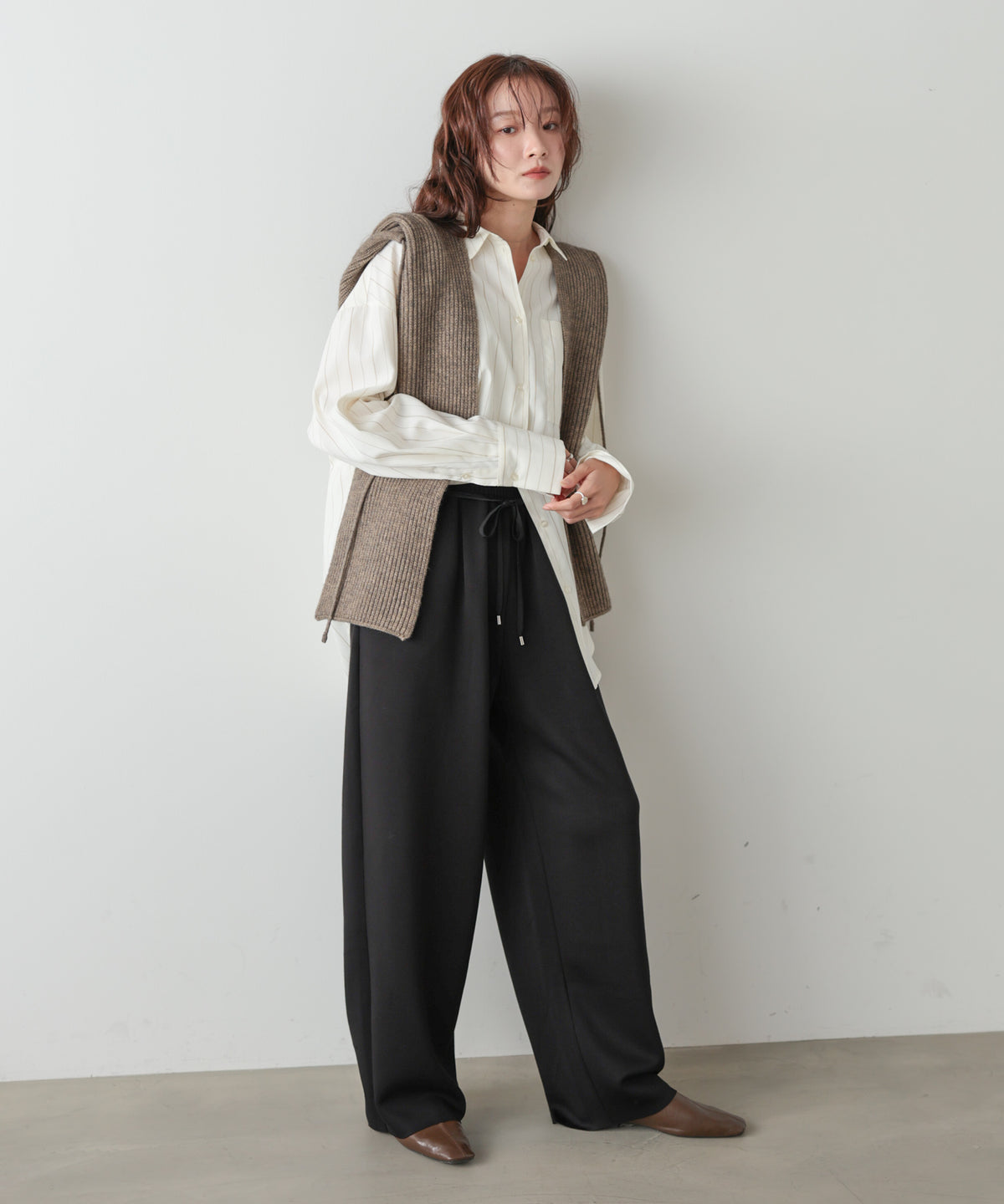 【セルフカット可能◎】パウンドストレッチパンツ