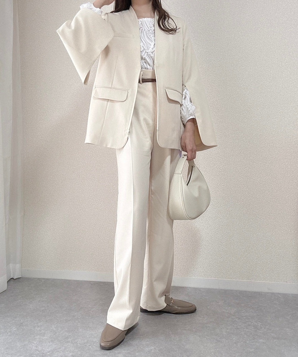 SLEEVE SLIT JACKET