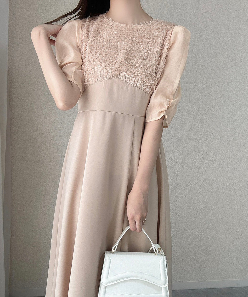 SHAGGY SWITCHING FLARE ONEPIECE