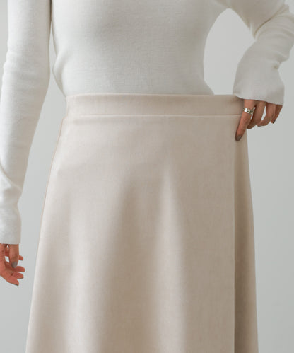 【選べるタイプ】スウェードロングスカート