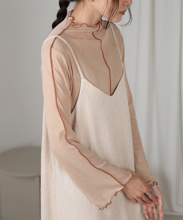 前後2WAY配色メロウカットソー