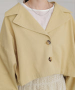 ルーズショートトレンチジャケット