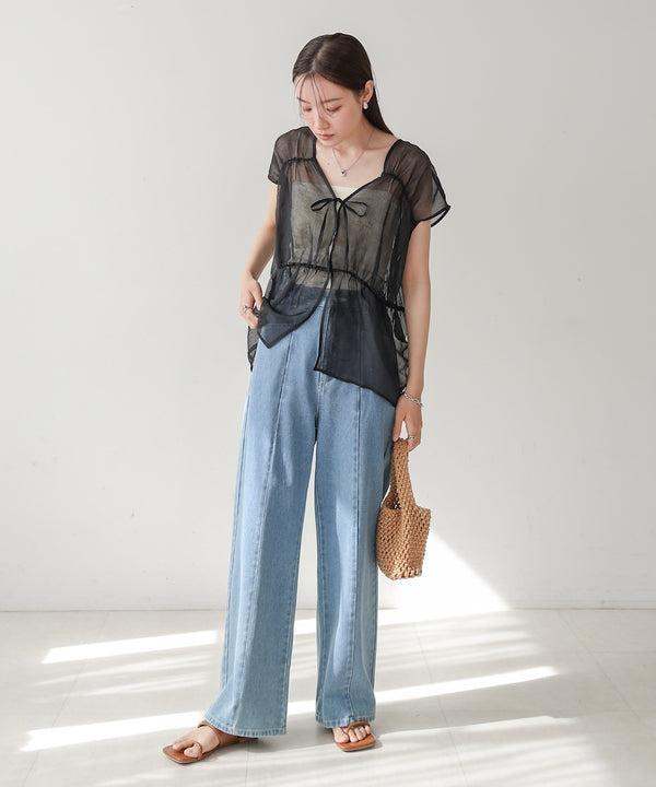 前後２ＷＡＹギャザーブラウス