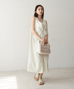 フロントねじりワンピース