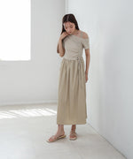 アシメシャーリングワンピース