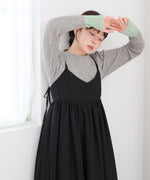 【S・Mサイズ展開】ビスチェライクフレアキャミワンピース