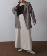 【選べる２タイプ】スウェードロングスカート