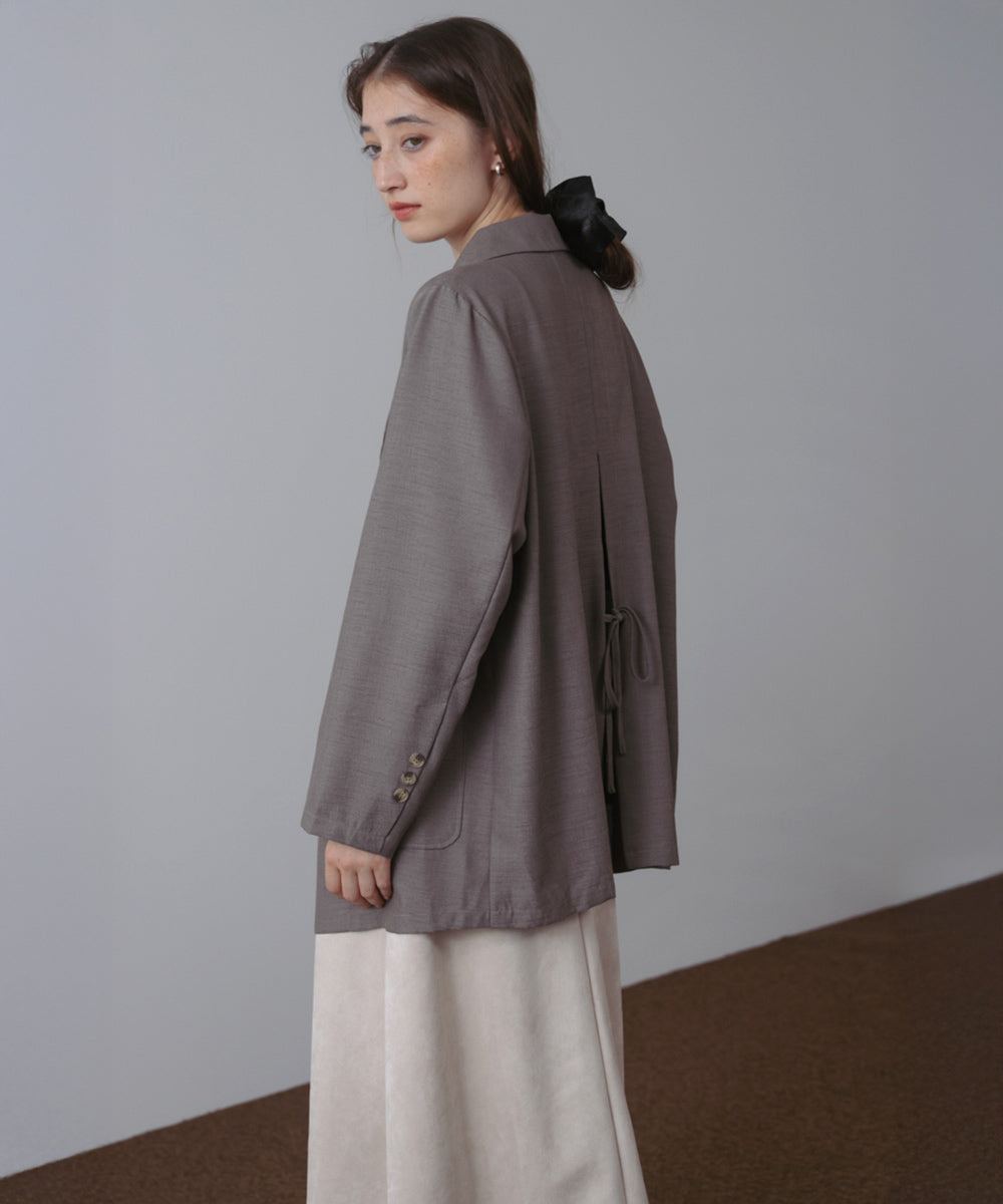 バックリボンダブルジャケット