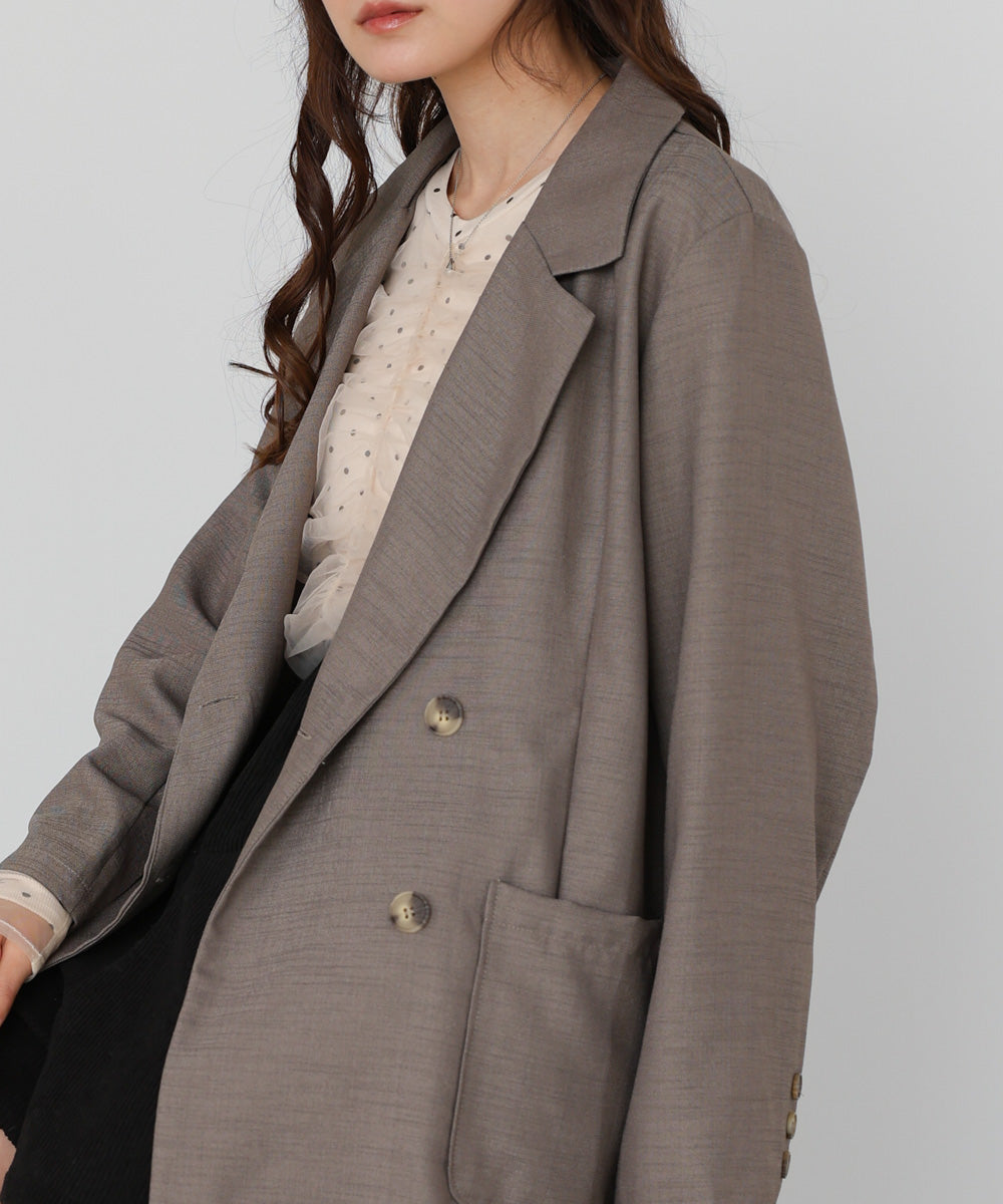 バックリボンダブルジャケット