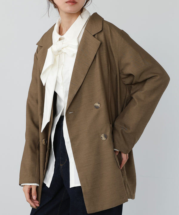 バックリボンダブルジャケット