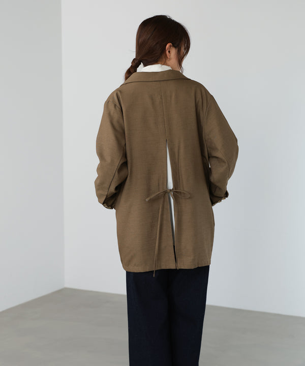 バックリボンダブルジャケット