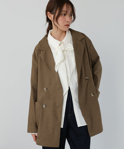 バックリボンダブルジャケット