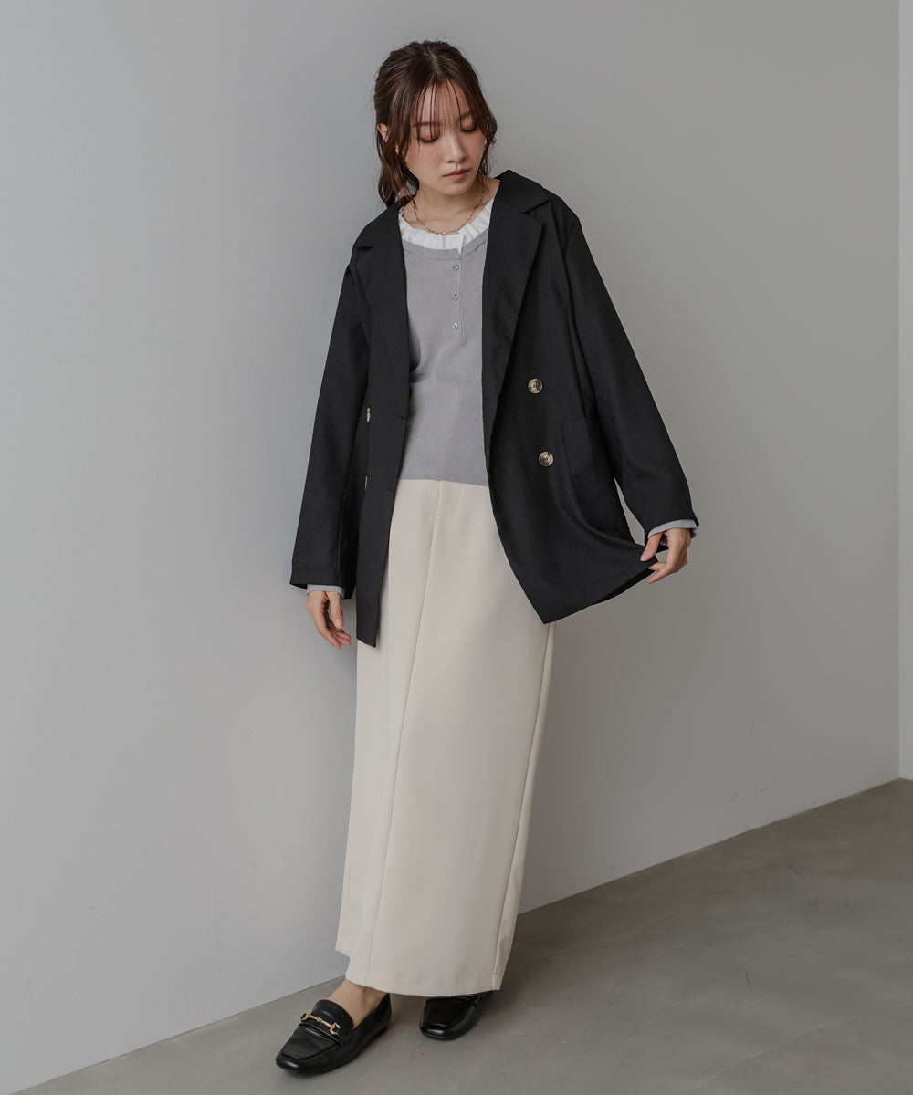 バックリボンダブルジャケット