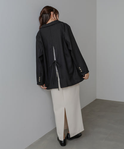 バックリボンダブルジャケット