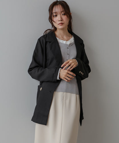 バックリボンダブルジャケット