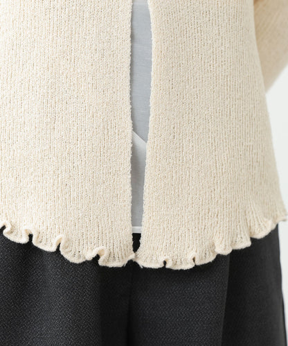 ヘムメロウスリットカーディガン