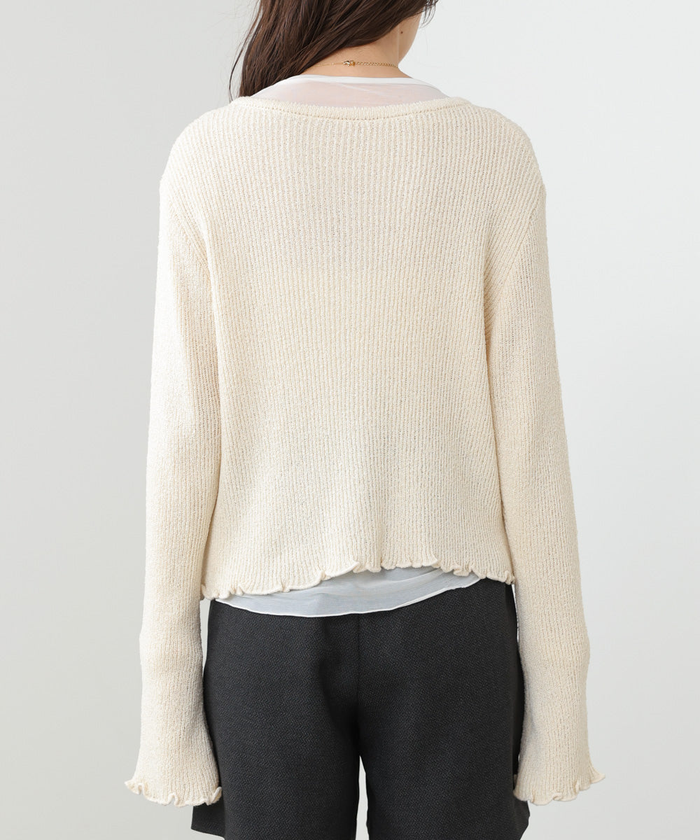 ヘムメロウスリットカーディガン