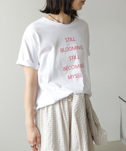 立体プリントオーバーサイズロゴTEE
