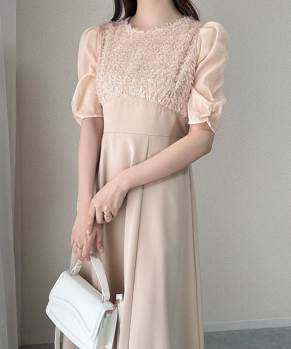 SHAGGY SWITCHING FLARE ONEPIECE