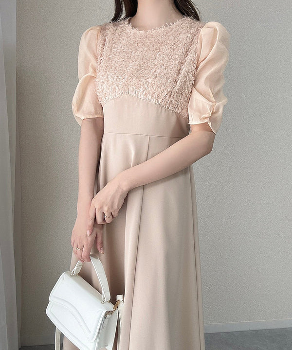 SHAGGY SWITCHING FLARE ONEPIECE