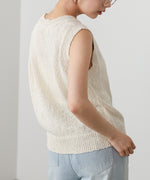 ニュアンス編みサマーニットベスト