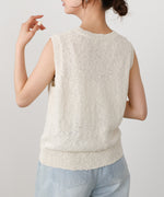 ニュアンス編みサマーニットベスト