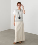 ニュアンス編みサマーニットベスト