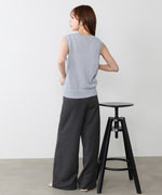 ニュアンス編みサマーニットベスト