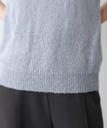 ニュアンス編みサマーニットベスト