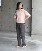 シャツレイヤードライクニットトップス