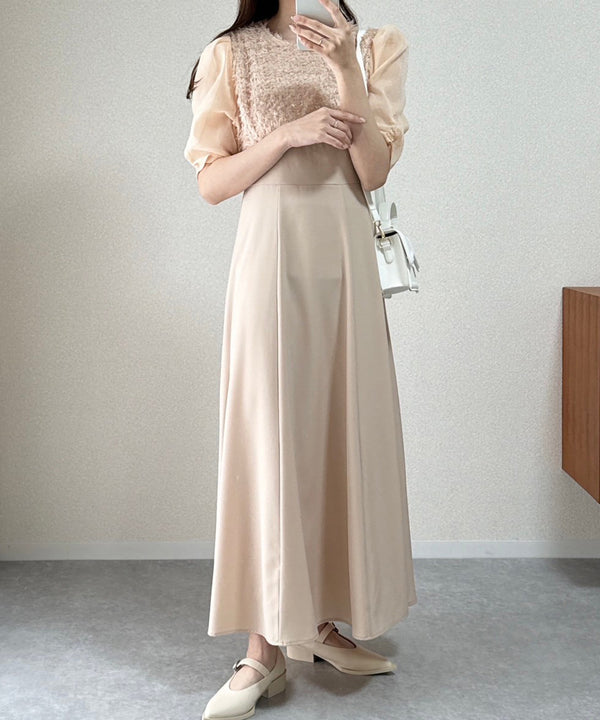 SHAGGY SWITCHING FLARE ONEPIECE