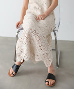 【選べるサイズ展開】ロムバスクロシェロングワンピース