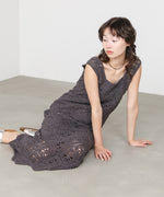 【選べるサイズ展開】ロムバスクロシェロングワンピース