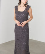 【選べるサイズ展開】ロムバスクロシェロングワンピース