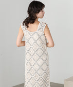 【選べるサイズ展開】ロムバスクロシェロングワンピース