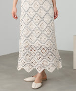 【選べるサイズ展開】ロムバスクロシェロングワンピース