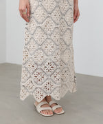 【選べるサイズ展開】ロムバスクロシェロングワンピース