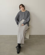 【S・Mサイズ展開】前後2WAYニットカーディガン＋ニットキャミワンピース