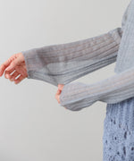 ラメニットショートカーデ