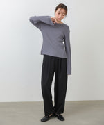 前後2WAYリボン付ニットカーディガン